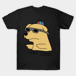 Stay Cool Meme Dog T-Shirt
